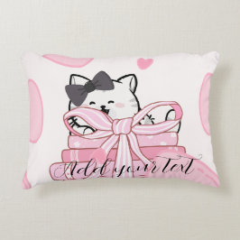 Almofada Decorativa Leia • Ame • Relaxe – Travesseiro de Gato e Livro