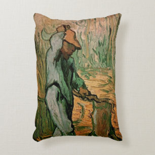 Almofada Decorativa Lenhador (após Millet) por Vincent van Gogh