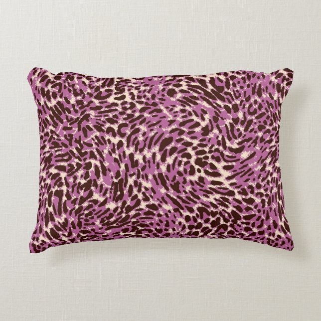 Almofada Decorativa Leopard Pattern, Leopard Print, Animal print,  (Frente)