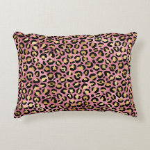 Leopard Series Design 15 rosa e Dourada