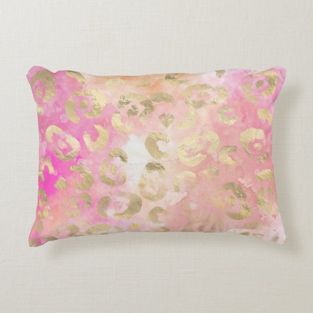 Almofada Decorativa Lepard Paint Series Design 5 (Frente)