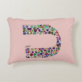 Almofada Decorativa Letra 'CHAF'