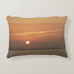 Almofada Decorativa Levantamento do sol sobre Aruba Eu Caribe a paisag