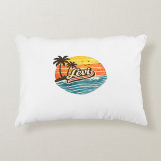 Almofada Decorativa Levi Retro Sunset Name Design