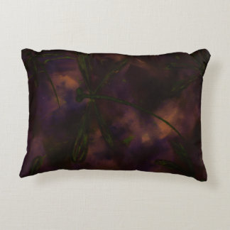 Almofada Decorativa Libélula de Fogo da Noite Escura