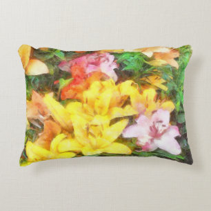 Almofada Decorativa Lily Love and Light Watercolor