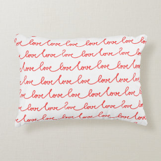 Almofada Decorativa Linda Carta de Amor Vermelho