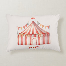 Almofada Decorativa Linda e divertida Tenda de Circo Rosa Infantil