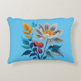 Almofada Decorativa lindas flores e folhas