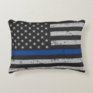 Almofada Decorativa Linha Azul Fino - Policial - Polícia