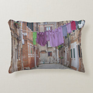 Almofada Decorativa Linha De Fechamento Em Veneza Itália