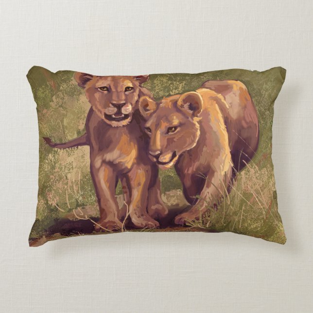 Almofada Decorativa Lion Cubs (Frente)