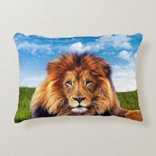 Almofada Decorativa Lion O Rei da Floresta