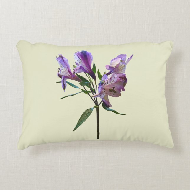Almofada Decorativa Lírio Roxo Peruano (Frente)