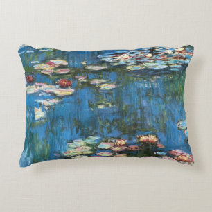 Almofada Decorativa Lírios de Claude Monet, Impressionismo venenoso