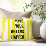 Almofada Decorativa Listras Amarelas Modernas e faça seu sonho acontec<br><div class="desc">Listras Amarelas Modernas e faça seu sonho acontecer</div>