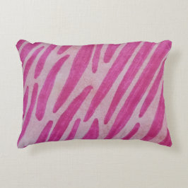 Almofada Decorativa Listras zebra rosa