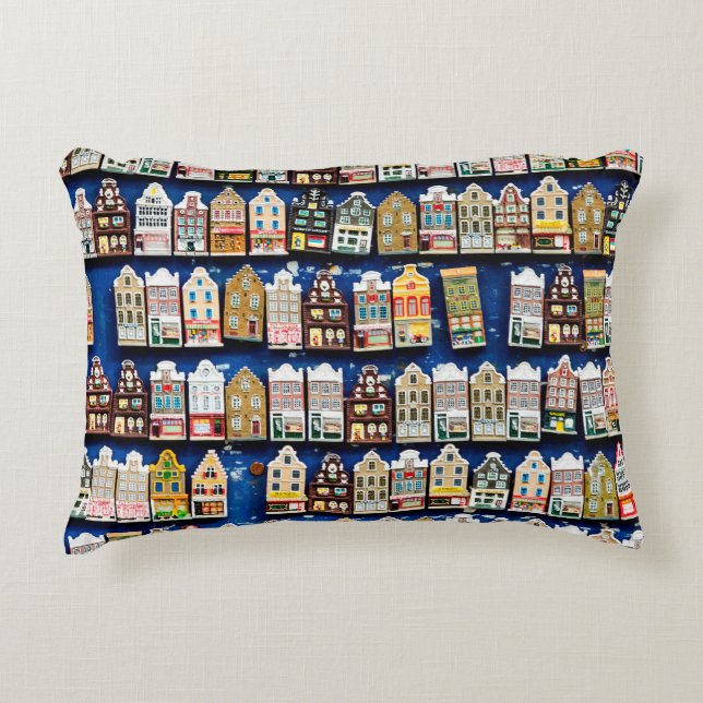 Almofada Decorativa Little Dutch souvenirs and gifts - shoes windmills (Frente)