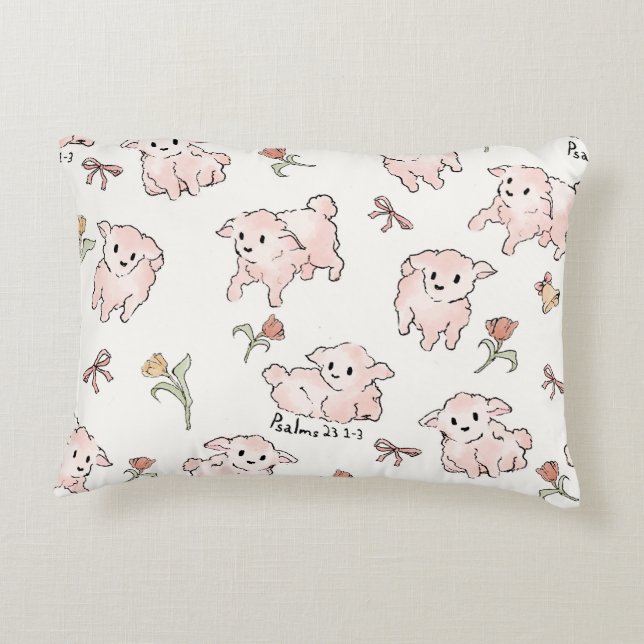 Almofada Decorativa Little Lamb White (Verso)