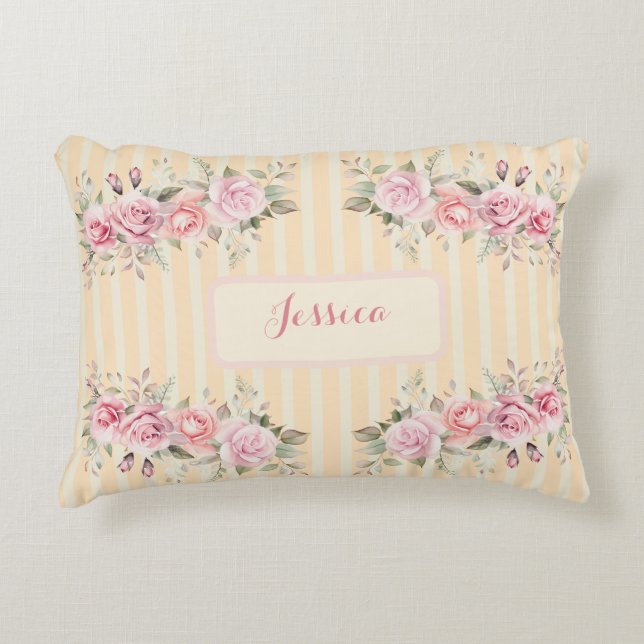 Almofada Decorativa Lixado amarelo macio (Frente)