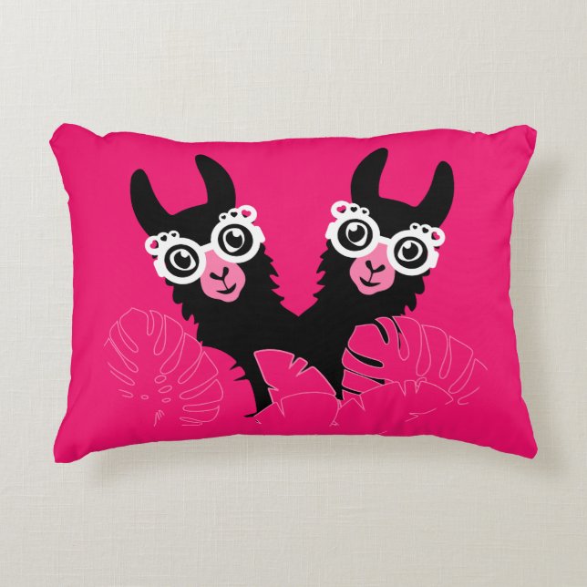 Almofada Decorativa Llama Sisters (Frente)