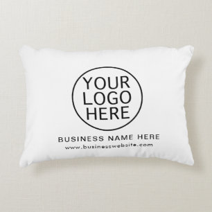 Almofada Decorativa Logotipo de sua empresa e personalização simples d