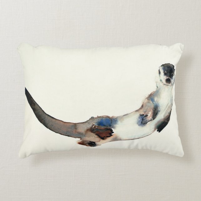 Almofada Decorativa Lontra curiosa 2003 (Frente)