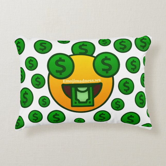 Almofada Decorativa Loucura de Emoji (Frente)