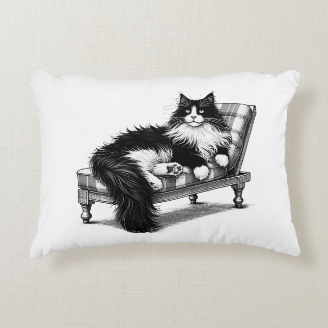 Almofada Decorativa Lounge Cat (Frente)