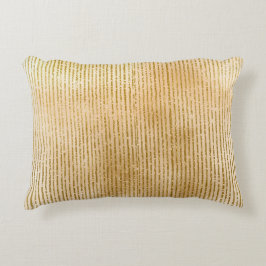 Almofada Decorativa Luxurious Gold Stripes, Modern, Elegant 