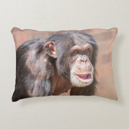 Almofada Decorativa Luz e inclinação - Chimpanzé Stance