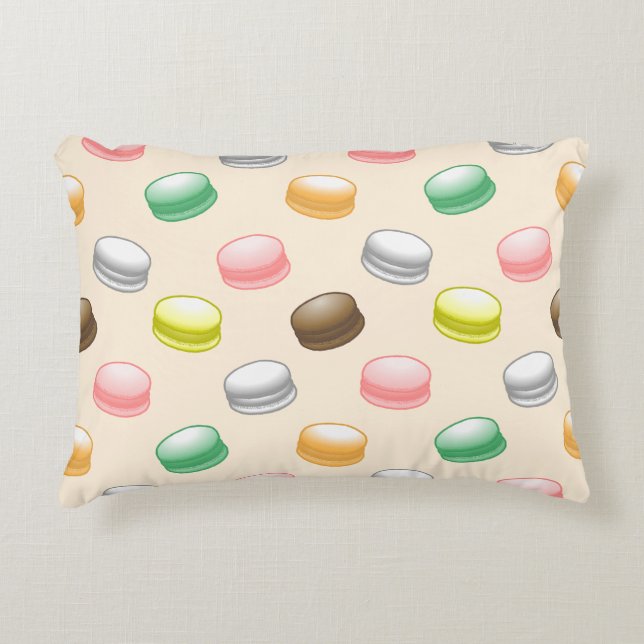 Almofada Decorativa Macarons Coloridos e Bonitos (Frente)