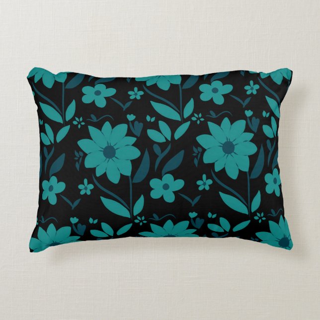 Almofada Decorativa Madeira Azul (Frente)