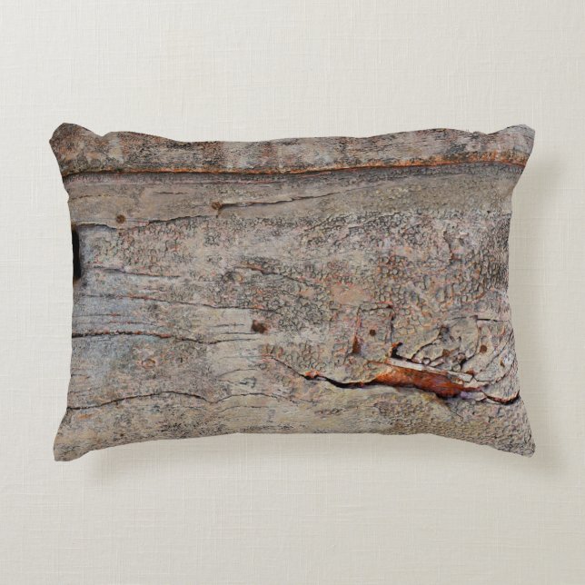 Almofada Decorativa Madeira marrom (Frente)