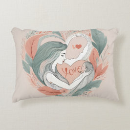 Almofada Decorativa mãe e bebê