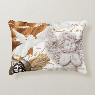 Almofada Decorativa Mãe Maria Anjo Temático Pacífico e Luxuoso