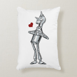 Almofada Decorativa Mágico Vintage de Oz, Tinman Sorriso Feliz tem Cor