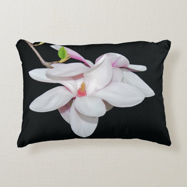 Almofada Decorativa Magnólia Branca (Frente)