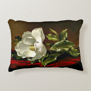 Almofada Decorativa Magnolia Grandiflora-1895-Martin Johnson Heade