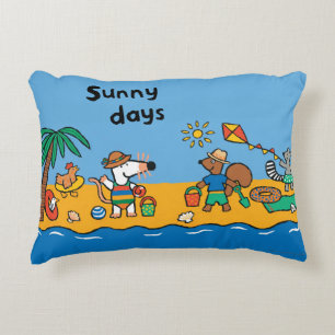 Almofada Decorativa Maisy e amigos na praia