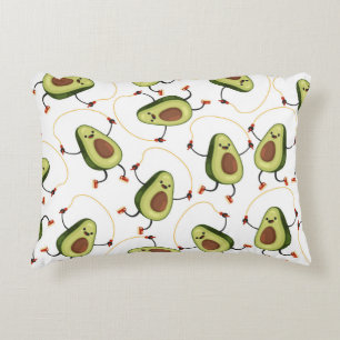 Almofada Decorativa Malhação Avocado: Padrão de Vintagem Bonita