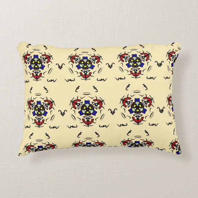 Almofada Decorativa Mandala Bege Aconchegante (Frente)