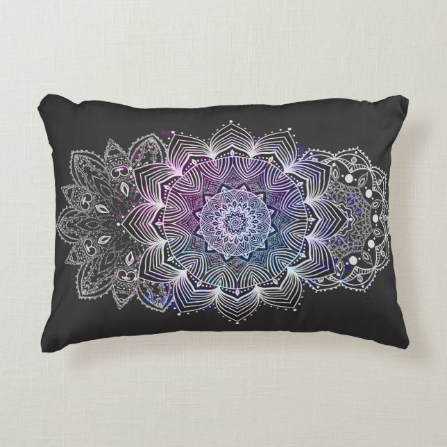 Almofada Decorativa Mandala Floral (Frente)