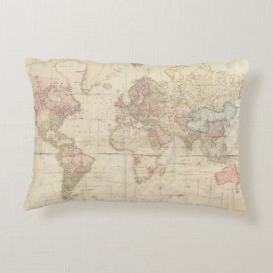 Almofada Decorativa Mapa do Vintage