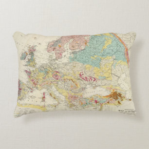 Almofada Decorativa Mapa Geological Europa