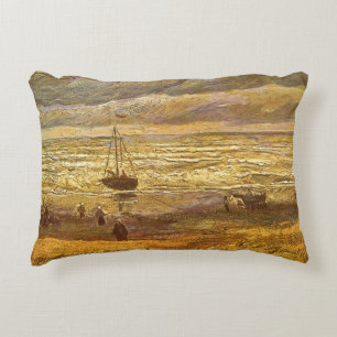 Almofada Decorativa Mar em Scheveningen por Vincent van Gogh