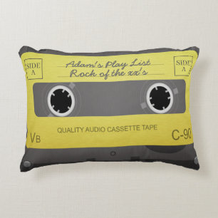Almofada Decorativa Marca de Música Retro Personalizada Adicionar Nov