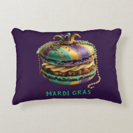 Almofada Decorativa Mardi Gras Royal Macaron