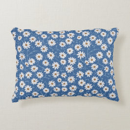 Almofada Decorativa Margaridas do Sonho Índigo