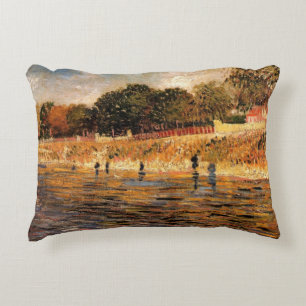 Almofada Decorativa Margens do Sena por Vincent van Gogh